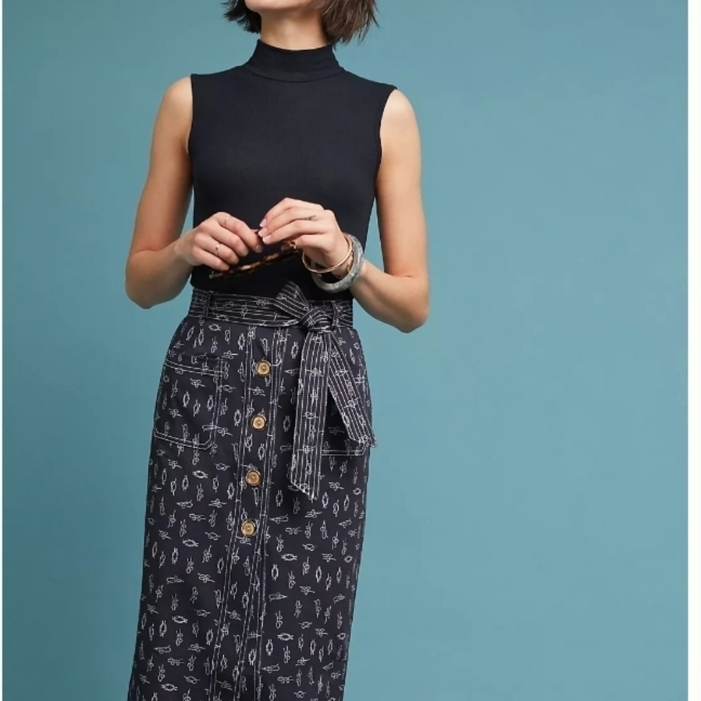 Anthropologie Corey Lynn Calter Knot Skirt Sz. XS